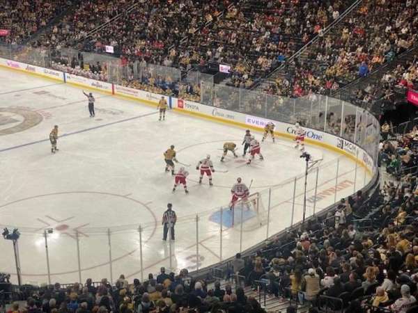T-Mobile Arena, section: 118, row: A, seat: 7