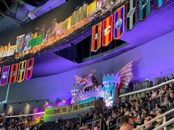 T-Mobile Arena, section: 118, row: A, seat: 7