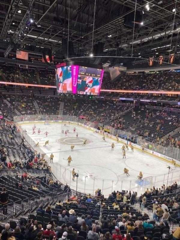 T-Mobile Arena, section: 118, row: A, seat: 7