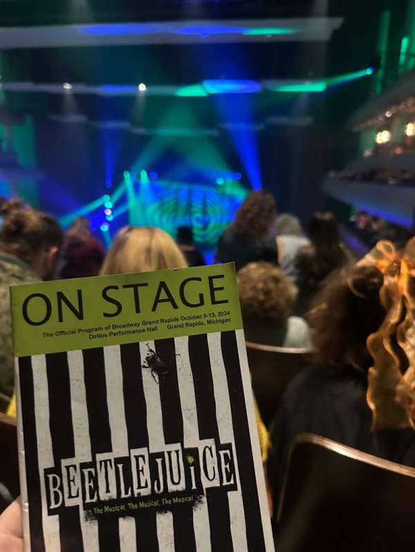 DeVos Performance Hall, section: mezzanine, row: M, seat: 9