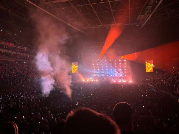 The O2, London, section: 108, row: K, seat: 252