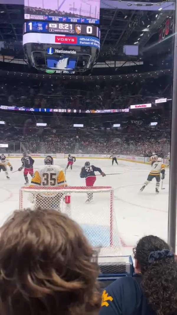 Nationwide Arena, section: 109, row: C, seat: 8