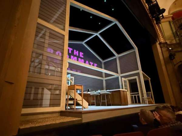 Booth Theatre, section: Orchestra L, row: B, seat: 9