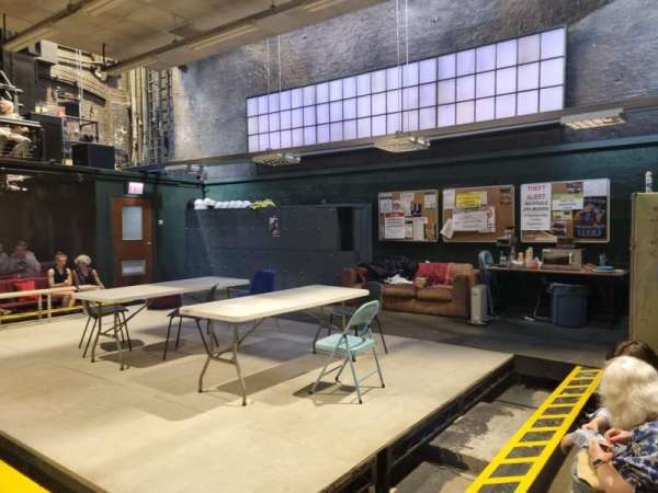 Donmar Warehouse, section: Stalls, row: B, seat: 7