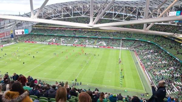 Aviva Stadium, section: 522, row: Z, seat: 28