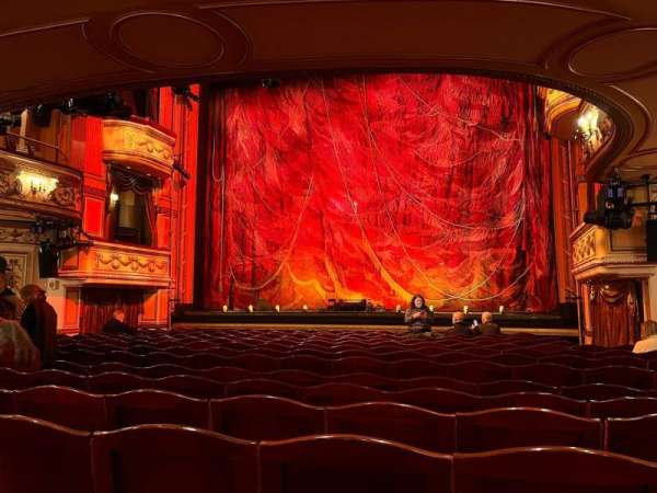 Gielgud Theatre, section: Stalls, row: O, seat: 6