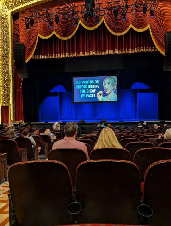 Stifel Theatre, section: Orchestra RC, row: R, seat: 1
