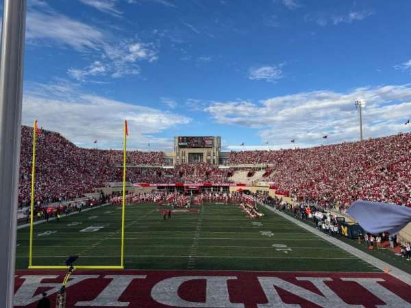Memorial Stadium, Indiana, section: 35, row: B, seat: 3
