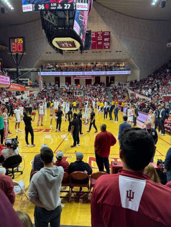 Simon Skjodt Assembly Hall, section: 6, row: 6, seat: 8