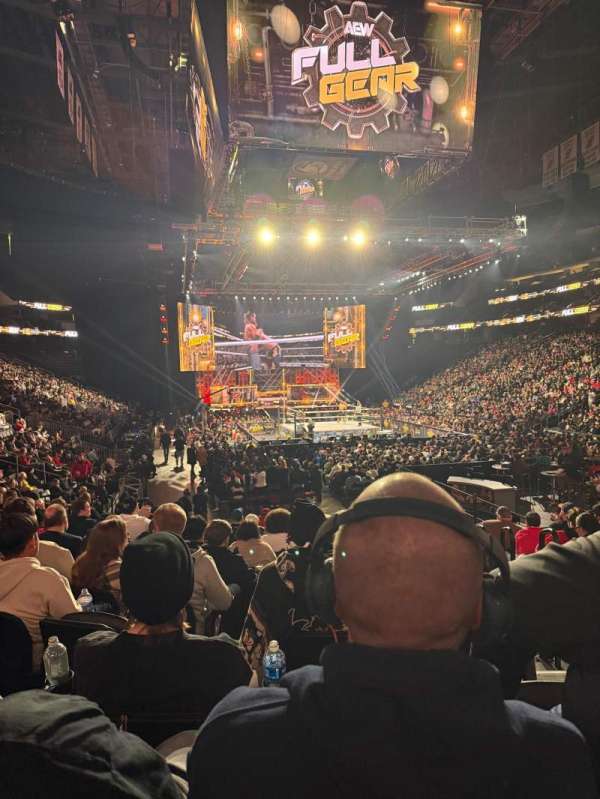 Prudential Center, section: 1, row: 12, seat: 2