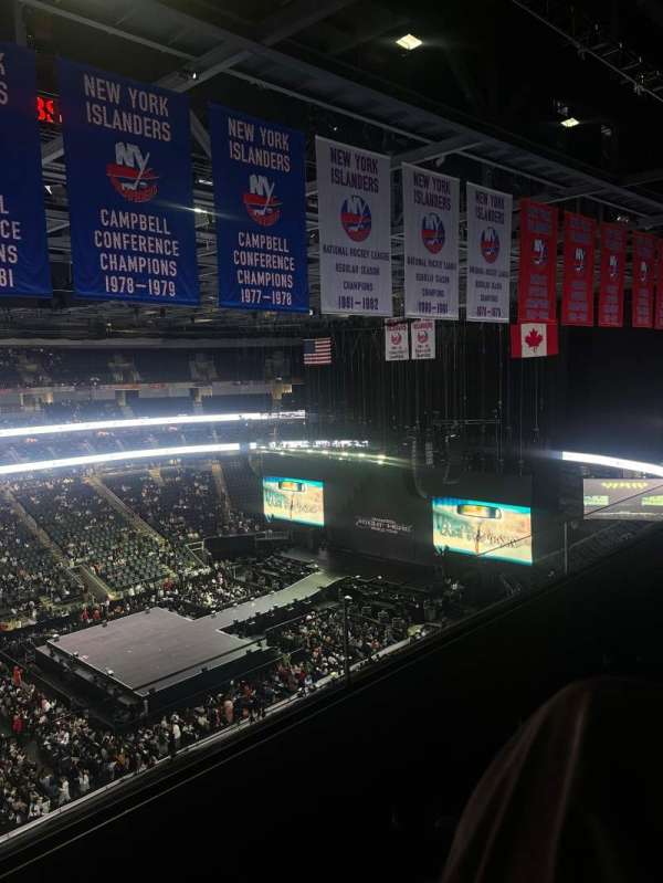 UBS Arena, section: 307, row: 2, seat: 18