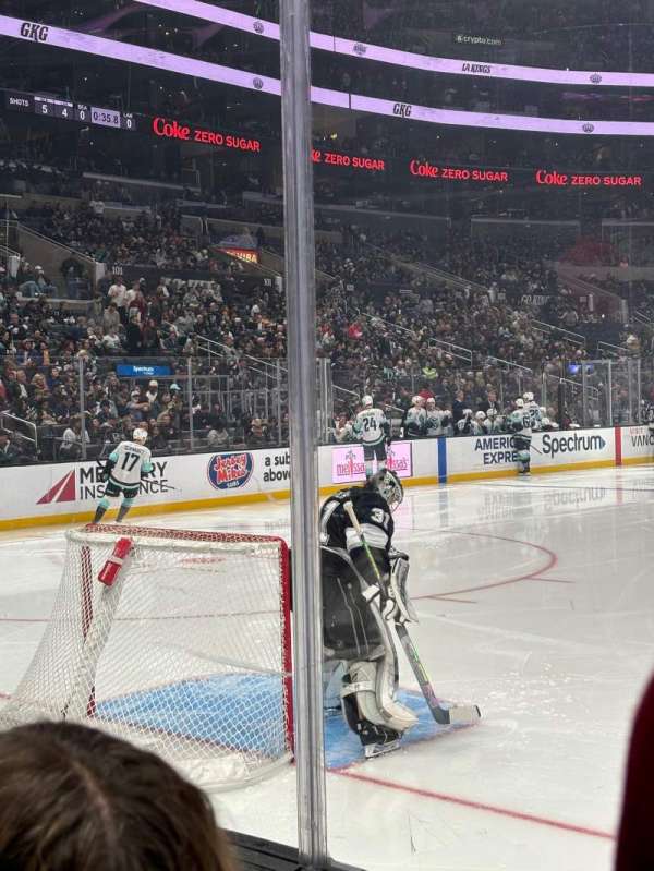 Crypto.com Arena, section: 115, row: 4, seat: 5