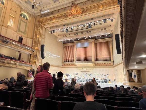 Symphony Hall, Boston, section: Orchestra, row: T, seat: 3
