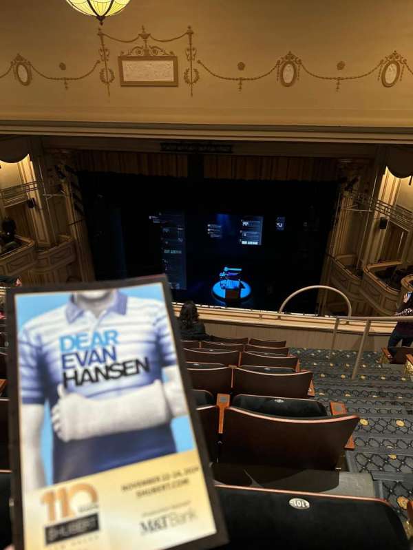 Shubert Theater, New Haven, section: Balcony, row: G, seat: 101