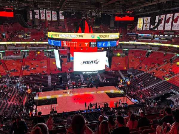 Kaseya Center, section: 325, row: 11, seat: 20