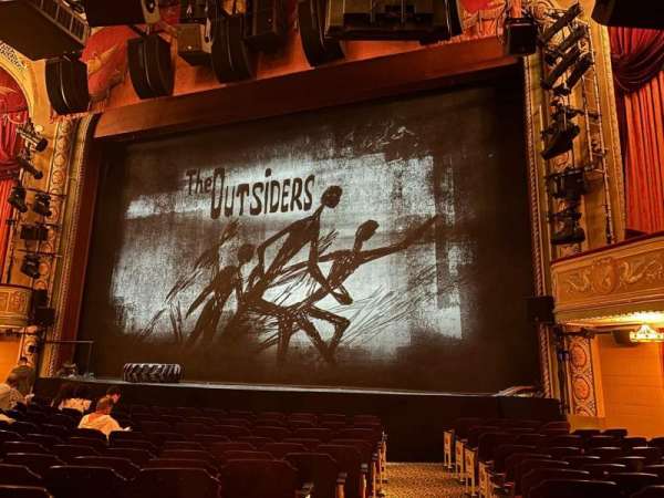 Bernard B. Jacobs Theatre, section: Orchestra R, row: L, seat: 4