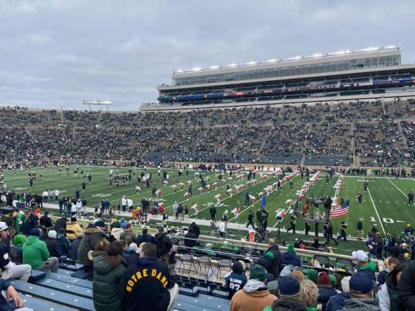 Notre Dame Stadium, section: 26, row: 31, seat: 1