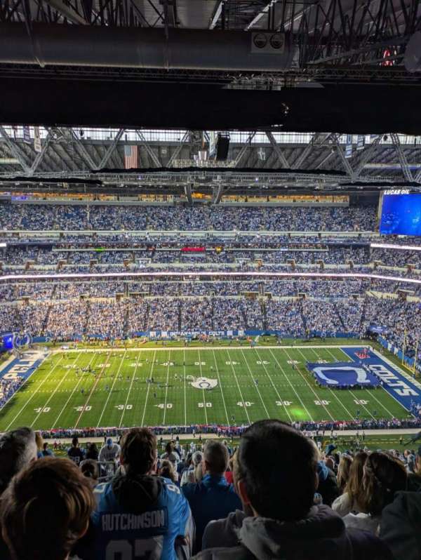 Lucas Oil Stadium, section: 613, row: 21, seat: 22