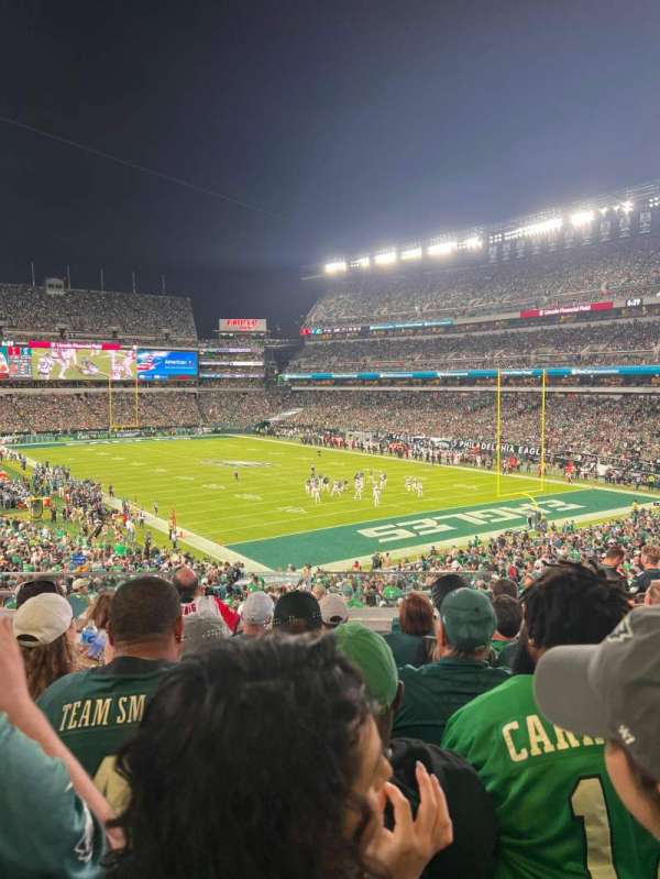 Lincoln Financial Field, section: 108, row: 42