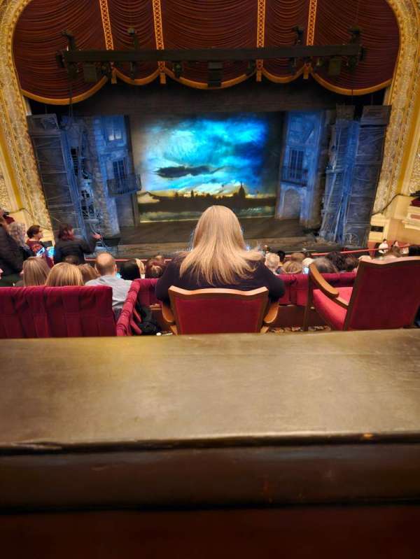 Orpheum Theatre, Minneapolis, section: Balcony 7, row: G, seat: 2