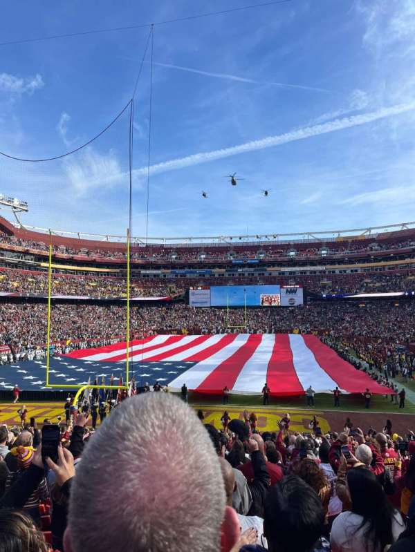 Northwest Stadium, section: 110, row: 25, seat: 13