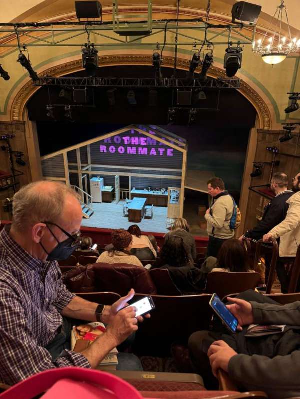 Booth Theatre, section: Mezzanine C, row: H, seat: 113