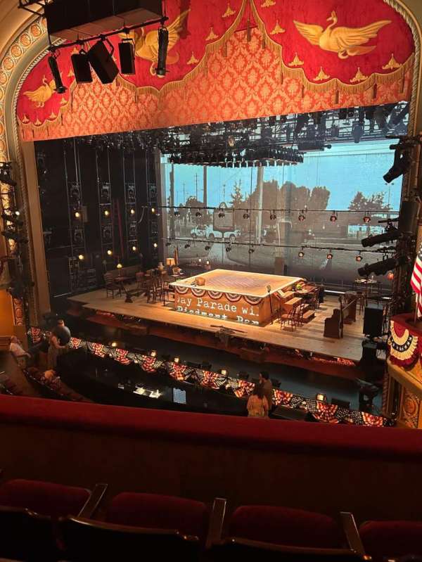 Bernard B. Jacobs Theatre, section: Mezzanine R, row: C, seat: 14