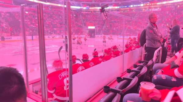 Little Caesars Arena, section: 124, row: 4, seat: 4
