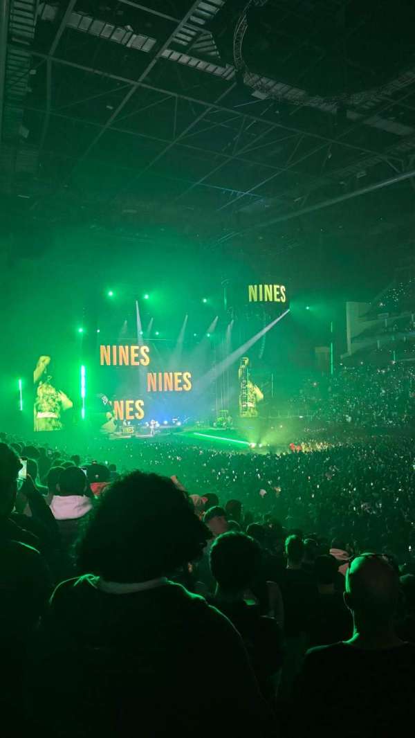 The O2, London, section: 103, row: Q, seat: 119