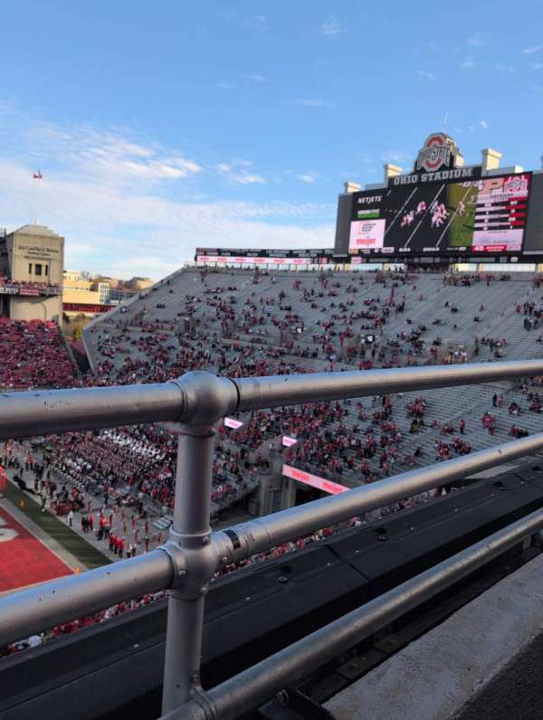 Ohio Stadium, section: 25C, row: 1, seat: 7