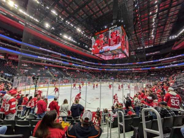 Little Caesars Arena, section: 101, row: 7, seat: 1