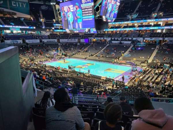 Spectrum Center, section: 103, row: BB, seat: 36