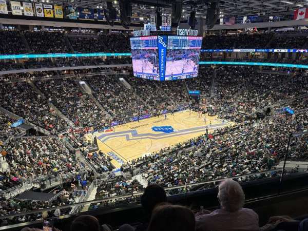 Fiserv Forum, section: 211, row: 3, seat: 5