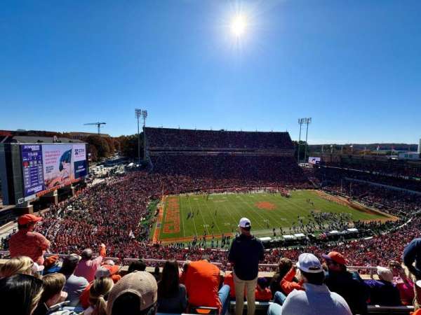 Memorial Stadium, Clemson, section: TDL, row: E, seat: 29