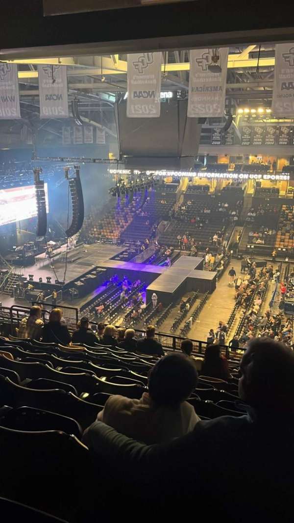 Addition Financial Arena, section: 207, row: L, seat: 12