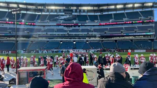 Lincoln Financial Field, section: 120, row: 3