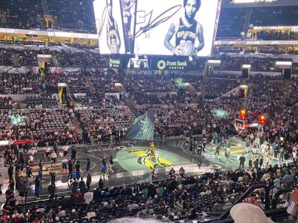 Frost Bank Center, section: 109, row: 31, seat: 5