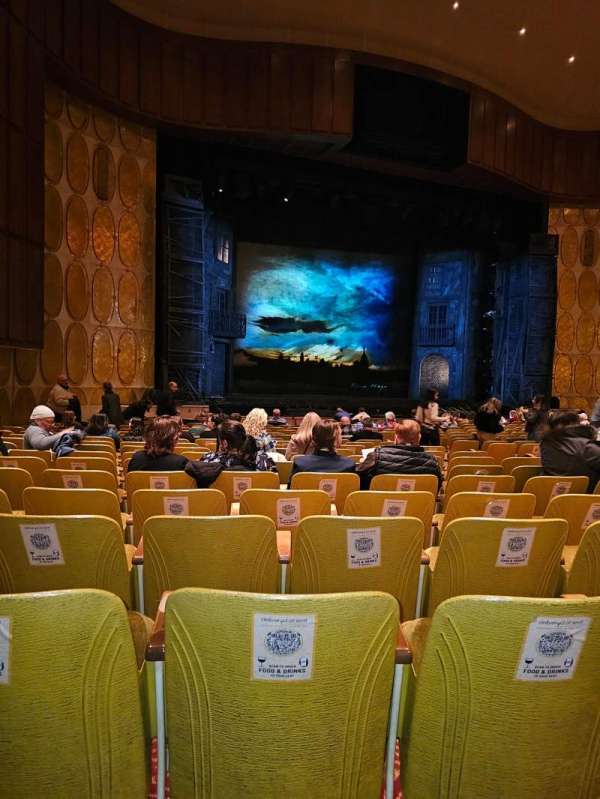 Fisher Theatre, section: Main Floor L, row: T, seat: 17