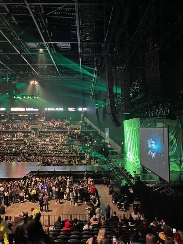 Royal Arena, section: 102, row: 23, seat: 7