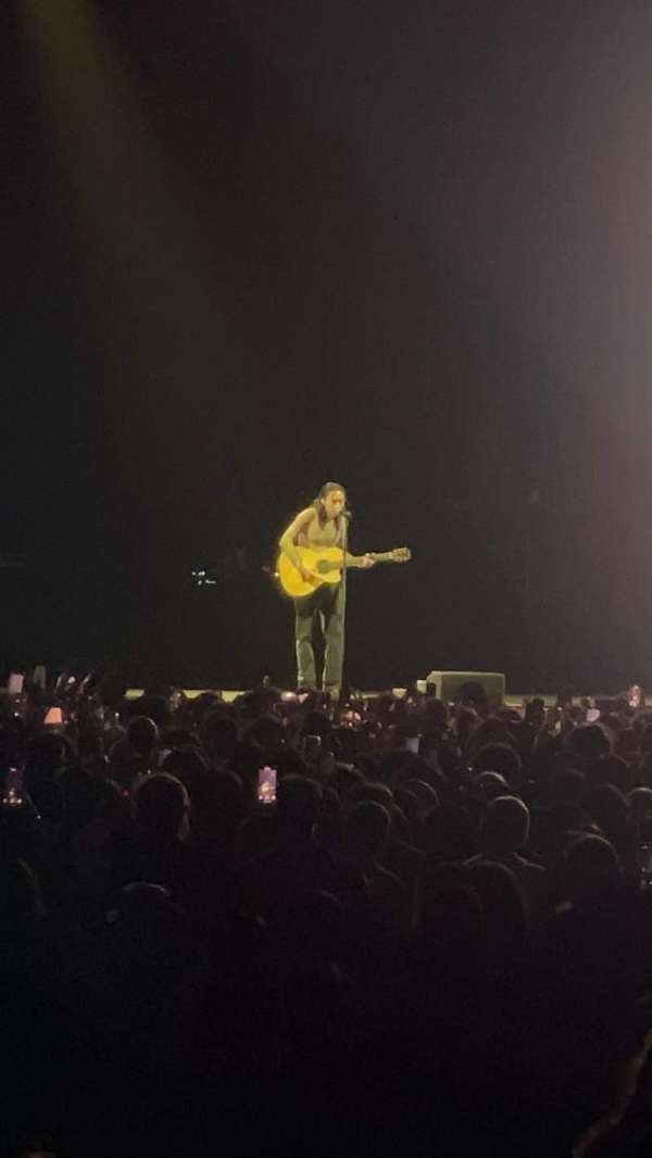 The O2, London, section: 103, row: F, seat: 105