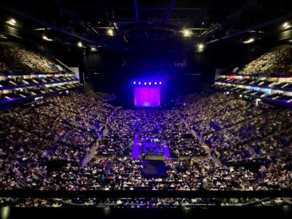 The O2, London, section: 411, row: A, seat: 716