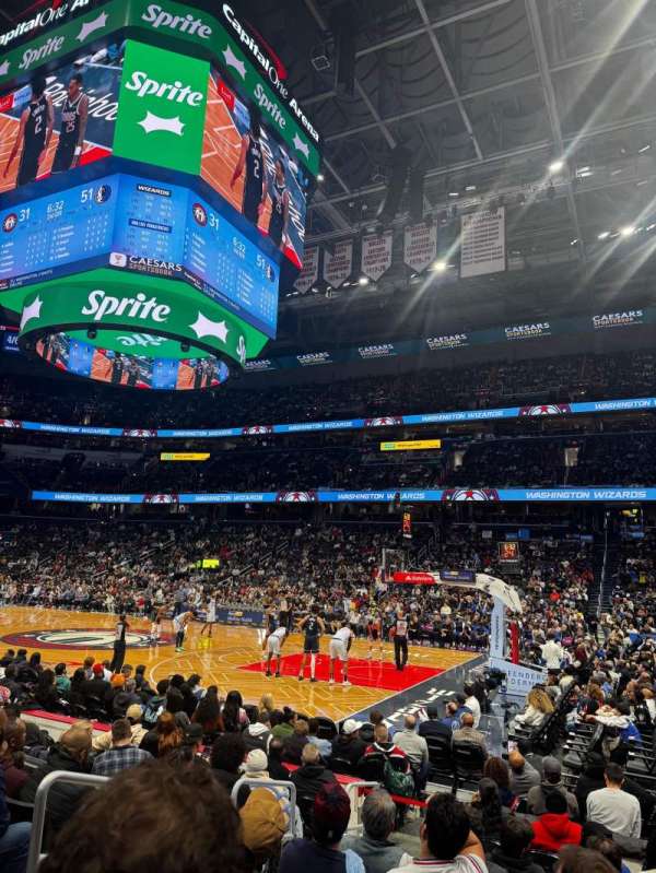 Capital One Arena, section: 113, row: J, seat: 3