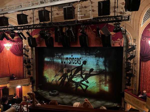 Bernard B. Jacobs Theatre, section: Mezzanine R, row: E, seat: 10
