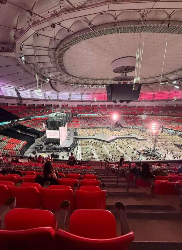 BC Place, section: 417, row: TT, seat: 101