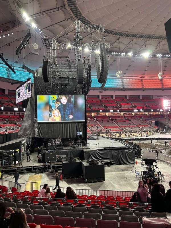 BC Place, section: 219, row: P, seat: 4
