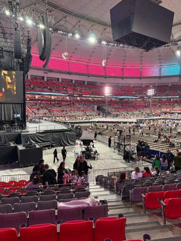 BC Place, section: 219, row: O, seat: 103