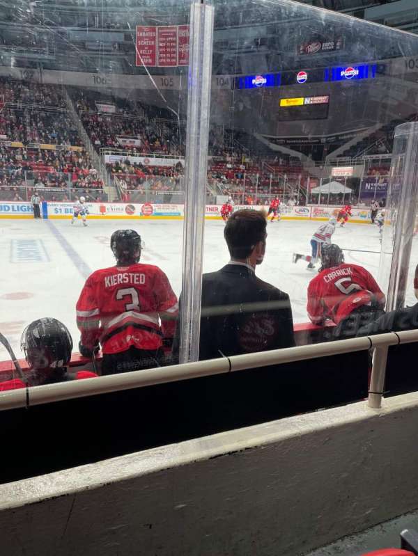 Bojangles' Coliseum, section: 124, row: B, seat: 12