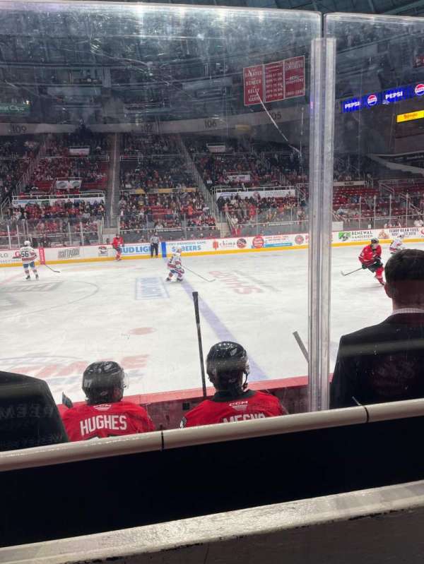 Bojangles' Coliseum, section: 124, row: B, seat: 12