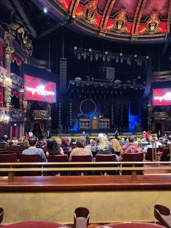 The Venetian Theatre, section: 6, row: BB, seat: 64