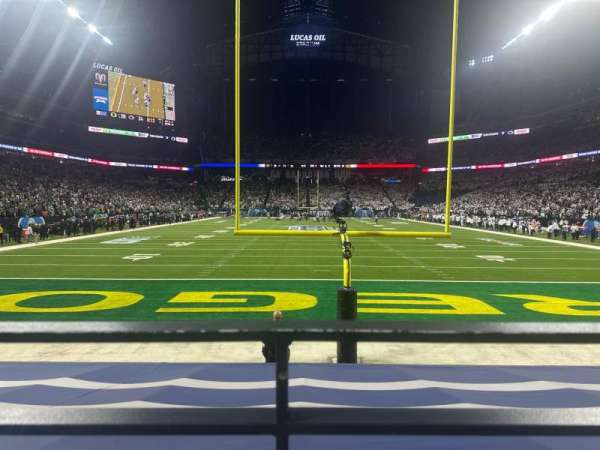 Lucas Oil Stadium, section: 127, row: 9, seat: 1